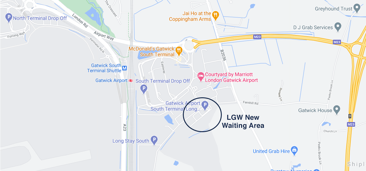 New LGW waiting area