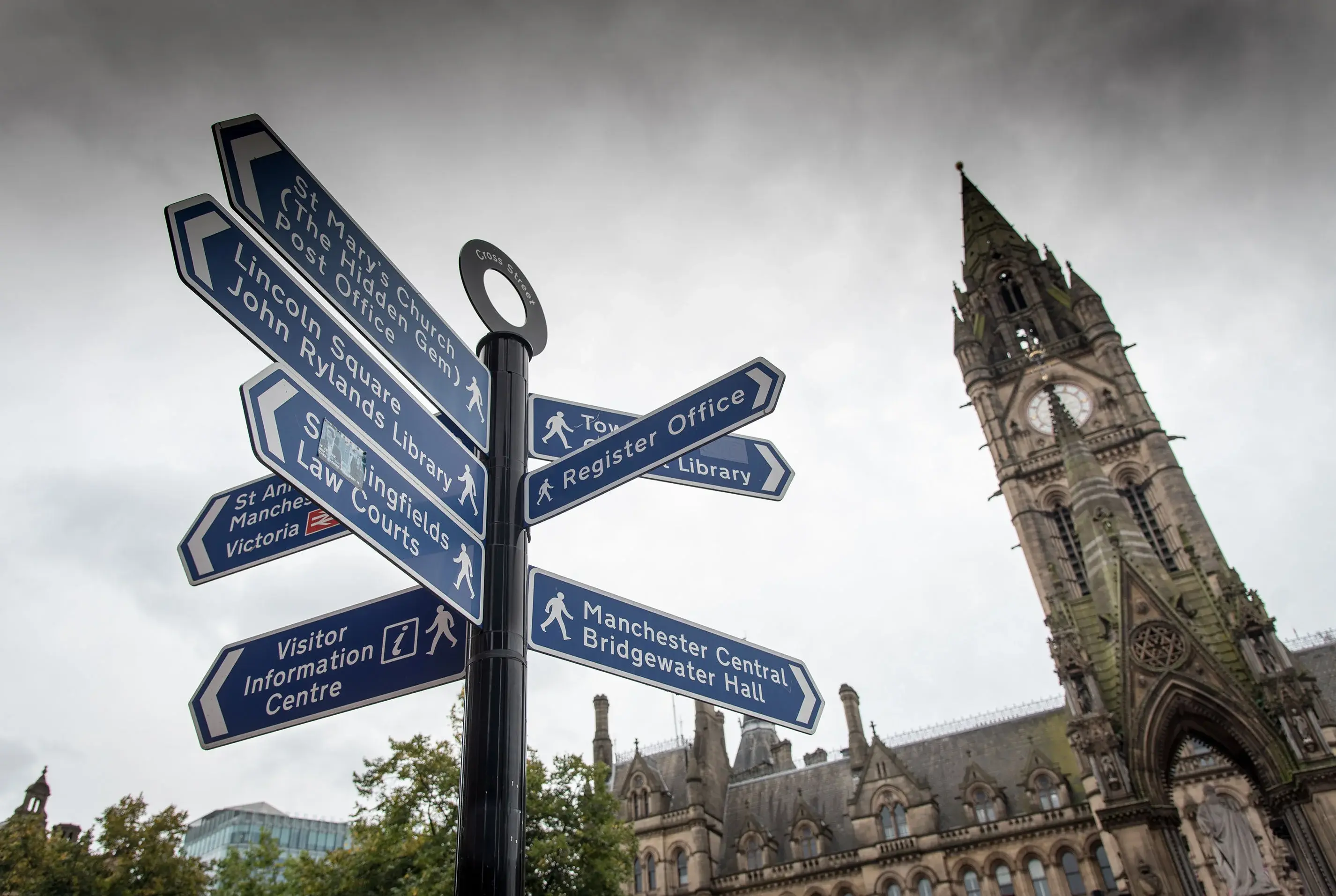 Manchester street sign