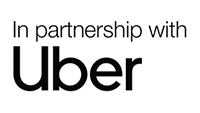 In partnership with Uber logo