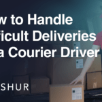 how to handle difficult deliveries blog - unhappy courier driver